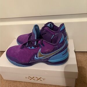 Nike Vibrant Purple and Blue Athletic Shoes